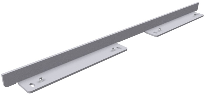 Produktbild UBK 401 129  -  Endstückkappe für Deckelzuschnitt zu Unterflur-Bodenkanal UBK 400, für 12mm Vertiefung
